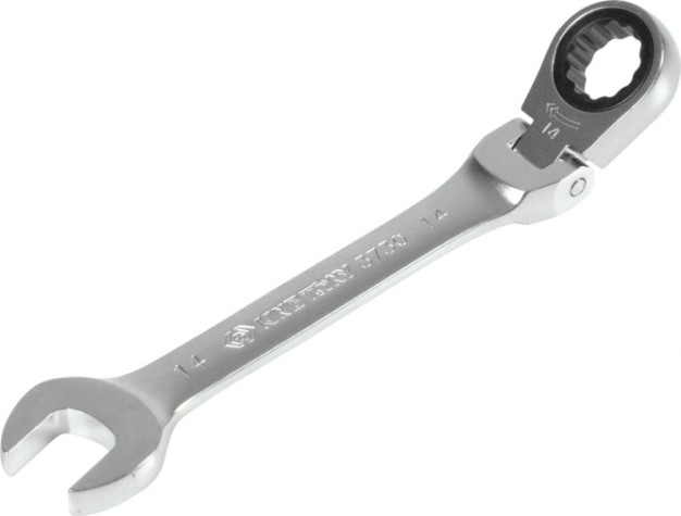 Ключ комбинированный трещоточный KING TONY 373014М 14 мм, с шарниром [373014M]