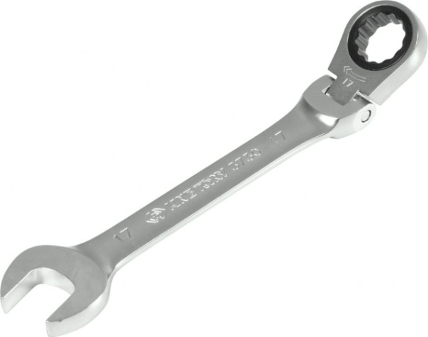 Ключ комбинированный трещоточный KING TONY 373017М 17 мм, с шарниром [373017M]