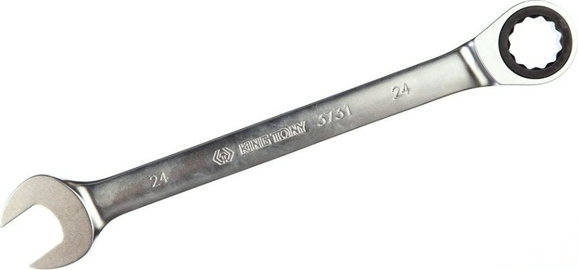 Ключ комбинированный трещоточный KING TONY 373124М 24 мм [373124M]
