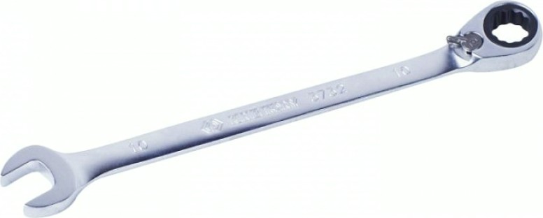 Ключ комбинированный трещоточный KING TONY 373210М 10 мм, с флажком [373210M]