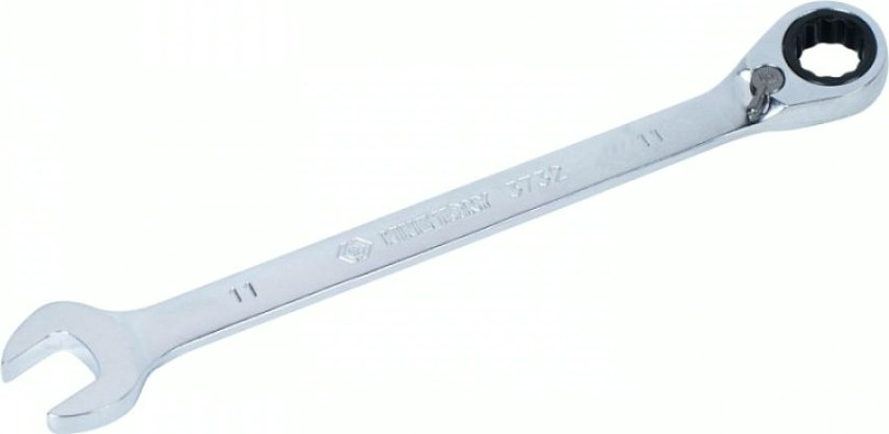 Ключ комбинированный трещоточный KING TONY 373211М 11 мм, с флажком [373211M]