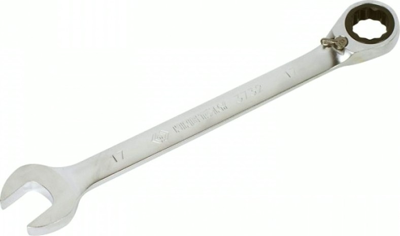 Ключ комбинированный трещоточный KING TONY 373217М 17 мм, с флажком [373217M]
