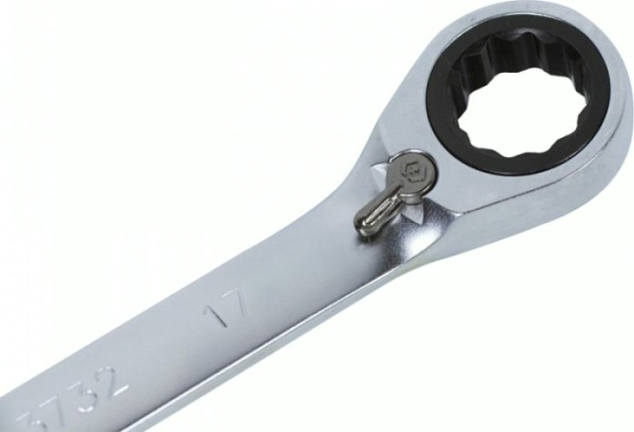 Ключ комбинированный трещоточный KING TONY 373217М 17 мм, с флажком [373217M]