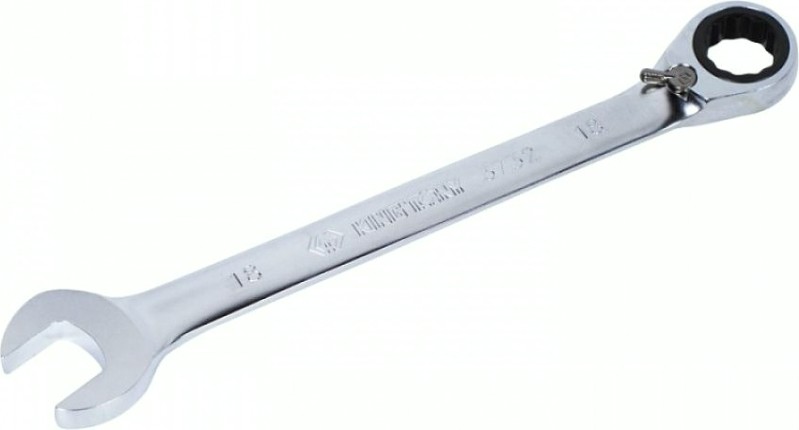 Ключ комбинированный трещоточный KING TONY 373218М 18 мм, с флажком [373218M]