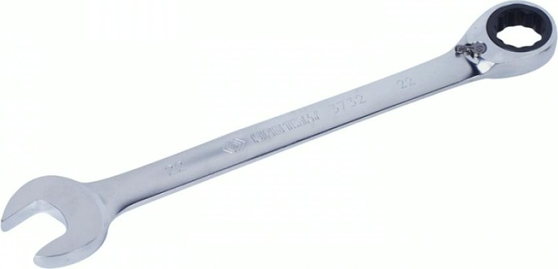 Ключ комбинированный трещоточный KING TONY 373222М 22 мм, с флажком [373222M]
