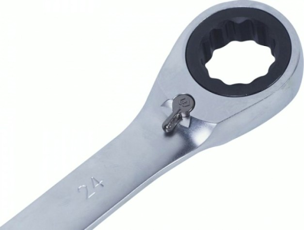 Ключ комбинированный трещоточный KING TONY 373224М 24 мм, с флажком [373224M]