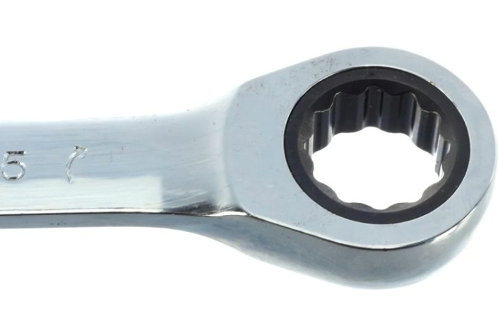 Ключ комбинированный трещоточный MATRIX 14808 15мм, CrV