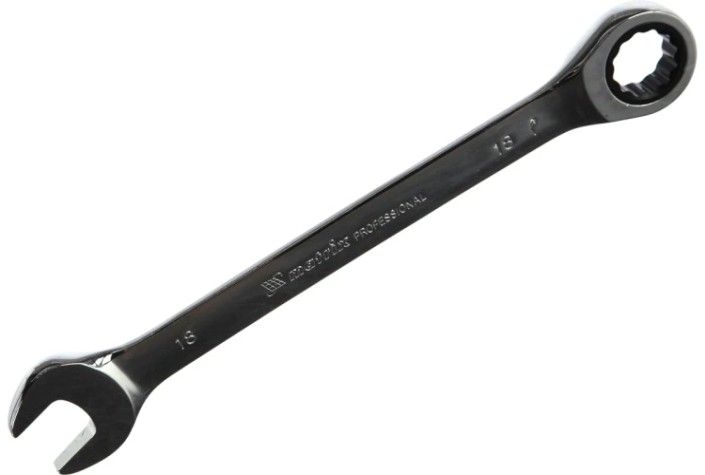 Ключ комбинированный трещоточный MATRIX 14811 18мм, CrV Ключ комбинированный трещоточный MATRIX 14811 18мм, CrV