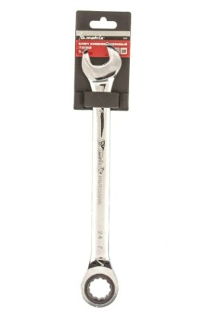 Ключ комбинированный трещоточный MATRIX 14815 24 мм, CrV