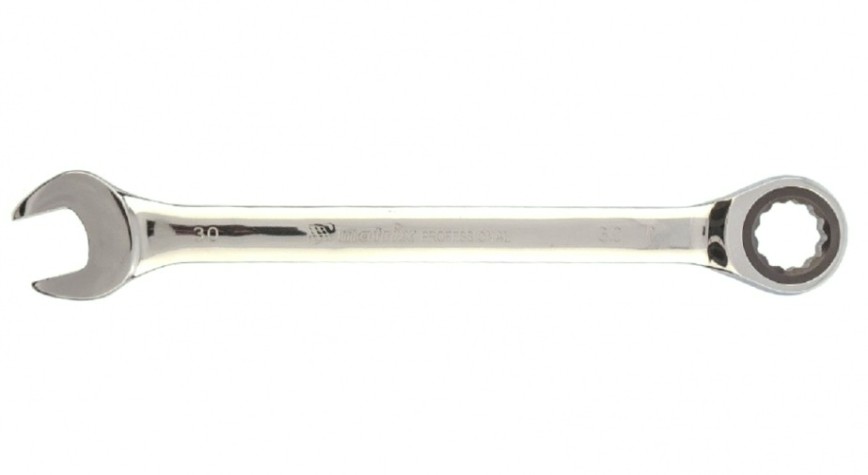 Ключ комбинированный трещоточный MATRIX 14817 30мм, CrV Ключ комбинированный трещоточный MATRIX 14817 30мм, CrV