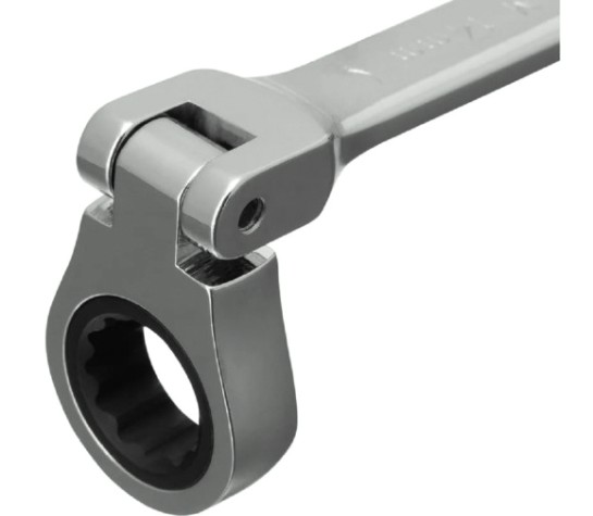 Ключ комбинированный трещоточный MATRIX 14866 14мм, CrV шарнирный