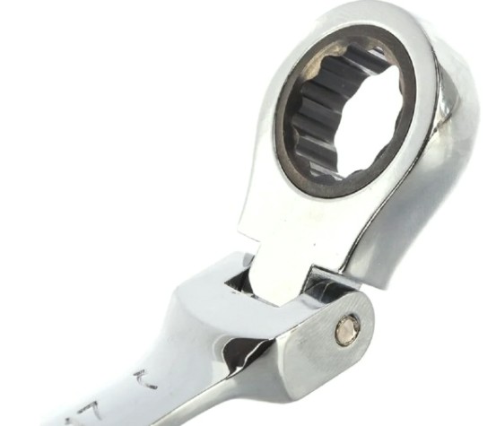 Ключ комбинированный трещоточный MATRIX 14869 17мм, CrV Ключ комбинированный трещоточный MATRIX 14869 17мм, CrV