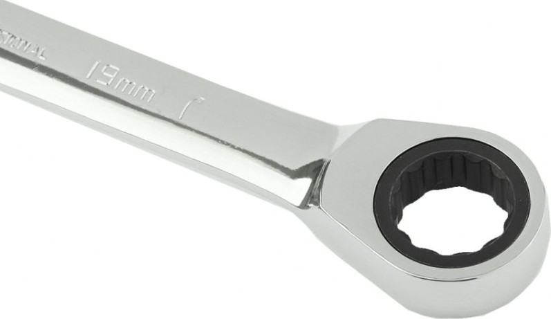 Ключ комбинированный трещоточный MATRIX 19мм, crv, зеркальный хром [14812]