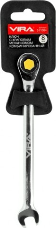 Ключ комбинированный трещоточный VIRA 9 мм 511065 [511065]