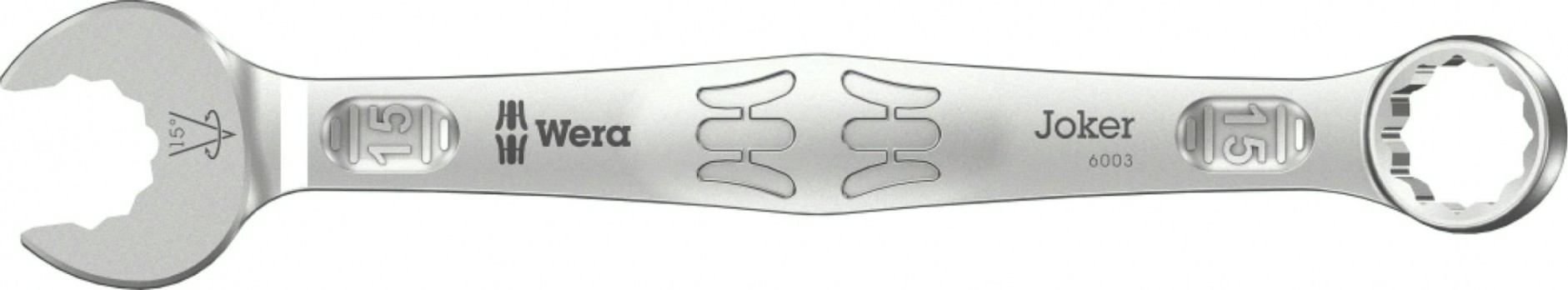 Ключ комбинированный WERA 05020206001 6003 joker гаечный 15x174 мм [WE-020206]