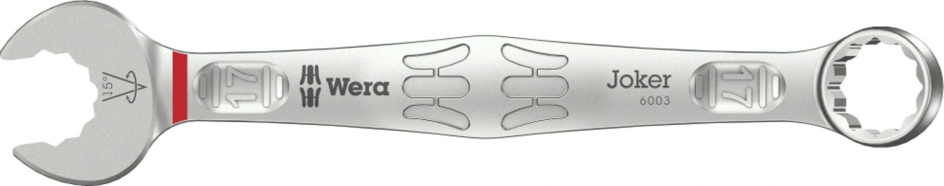 Ключ комбинированный WERA 05020208001 6003 joker гаечный 17x190 мм [WE-020208]