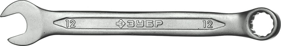 Ключ комбинированный ЗУБР МАСТЕР гаечный 12 мм, [27087-12_z01]