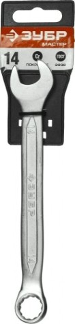 Ключ комбинированный ЗУБР МАСТЕР гаечный 14 мм, [27087-14_z01]