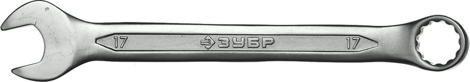 Ключ комбинированный ЗУБР МАСТЕР гаечный 17 мм, [27087-17_z01]