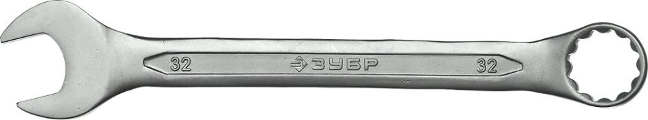 Ключ комбинированный ЗУБР МАСТЕР гаечный 32 мм, [27087-32_z01]