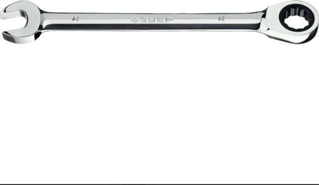 Ключ комбинированный ЗУБР ПРОФЕССИОНАЛ трещоточный 14 мм [27074-14_z01]