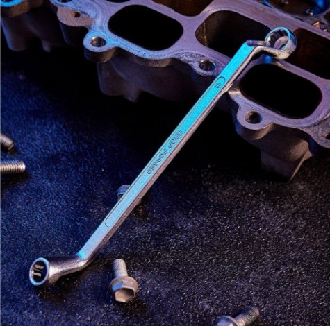 Ключ накидной REXANT 12-5854-2 коленчатый 10х11 мм, хром Ключ накидной REXANT 12-5854-2 коленчатый 10х11 мм, хром