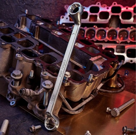 Ключ накидной REXANT 12-5863-2 коленчатый 22х24 мм, хром Ключ накидной REXANT 12-5863-2 коленчатый 22х24 мм, хром