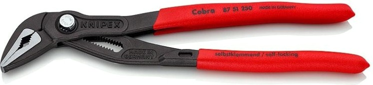 Ключ переставной KNIPEX 8751250SB cobra® es 250 мм. с фиксатором, особо тонкие [KN-8751250SB]