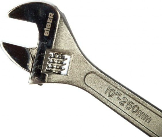 Ключ разводной Biber 90003 со шкалой 250мм [Тов-087761]