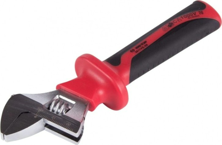 Ключ разводной диэлектрический KING TONY 3611VE-06 164 мм