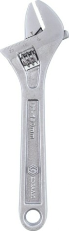 Ключ разводной Кобальт 244-971 160 мм, ширина захвата 24 мм.