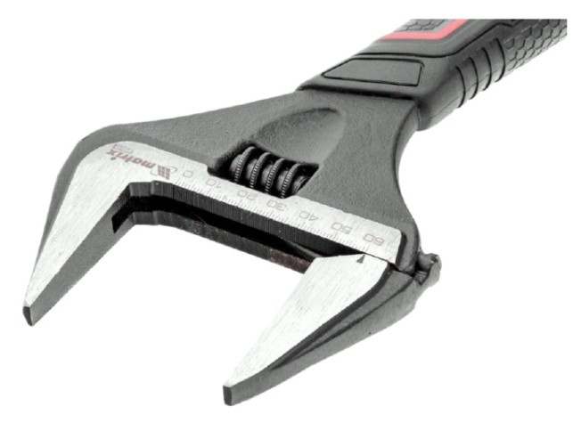 Ключ разводной MATRIX 15576 тонкие губки, фосфатированный, 150 мм CrV, PRO