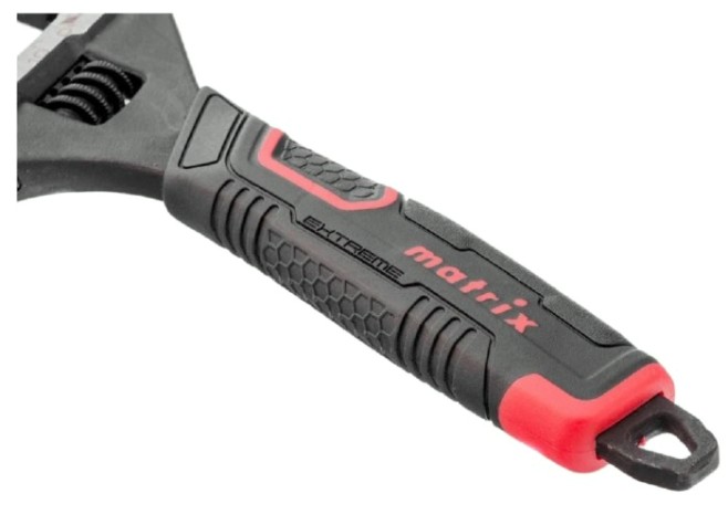 Ключ разводной MATRIX 15577 тонкие губки, фосфатированный, 200 мм CrV, PRO