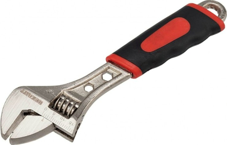 Ключ разводной REXANT 12-4672 150 мм, двухкомпонентная рукоятка