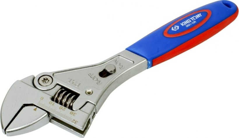 Ключ разводной с трещоточным механизмом KING TONY 3631-10R