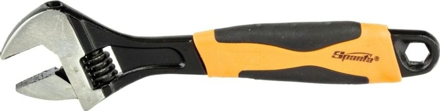 Ключ разводной Sparta 250 мм двухкомпонентная рукоятка 15543 [15543]