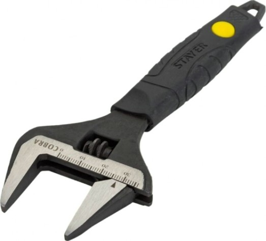 Ключ разводной STAYER 27264-15 cobra, 150 / 34 мм. Ключ разводной STAYER 27264-15 cobra, 150 / 34 мм.