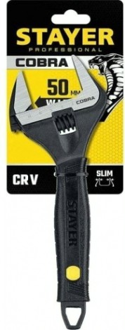 Ключ разводной STAYER COBRA 250 / 50 мм, [27264-25]