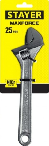 Ключ разводной STAYER MAX-Force 200 / 25 мм, [2725-20_z01]