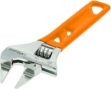 Ключ разводной Sturm 1045-19-150 120мм, зев 24мм, супертонкие губки, обливная рукоя