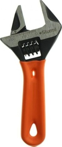 Ключ разводной Sturm 1045-28-120 c короткой ручкой 120мм, зев 24мм, crv