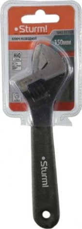 Ключ разводной Sturm 1045-31-150 150 мм, обливная пвх рукоятка