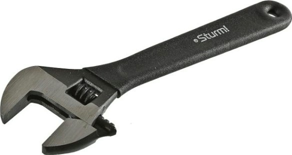 Ключ разводной Sturm 1045-31-250 250 мм, обливная пвх рукоятка