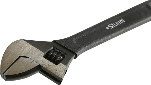 Ключ разводной Sturm 1045-31-300 300 мм, обливная пвх рукоятка