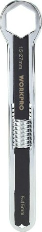 Ключ разводной WORKPRO WP272016 универсальный 5-27мм