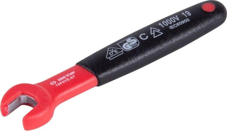 Ключ рожковый диэлектрический KING TONY 10F0VE-07 мм [10F0VE-07]