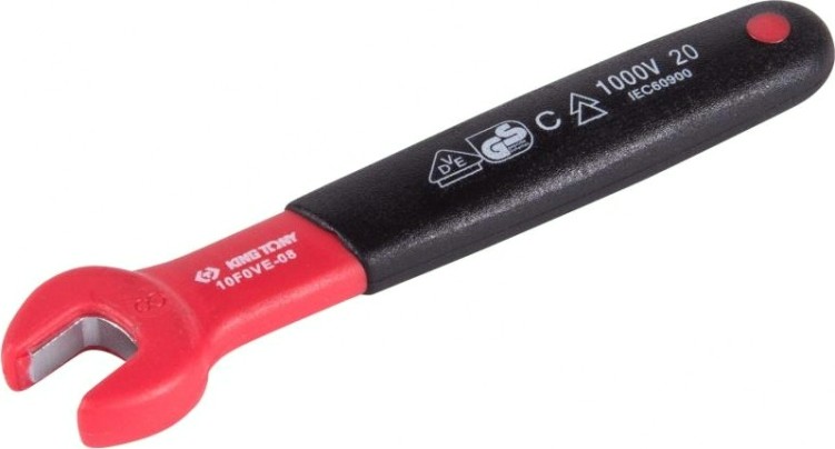Ключ рожковый диэлектрический KING TONY 10F0VE-08 мм [10F0VE-08]