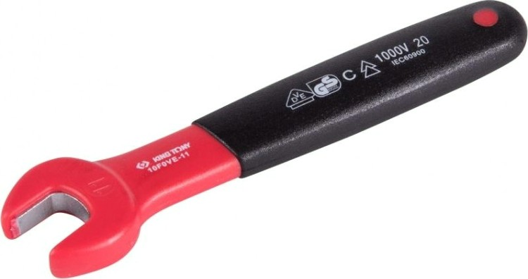 Ключ рожковый диэлектрический KING TONY 10F0VE-11 мм [10F0VE-11]