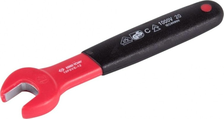 Ключ рожковый диэлектрический KING TONY 10F0VE-12 мм [10F0VE-12]