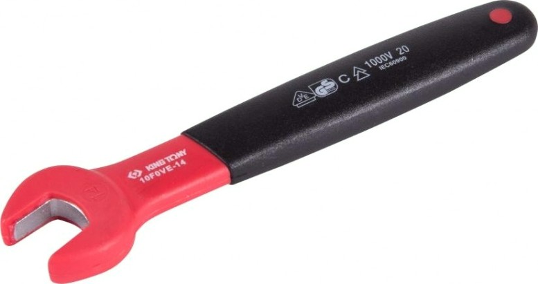 Ключ рожковый диэлектрический KING TONY 10F0VE-14 мм [10F0VE-14]